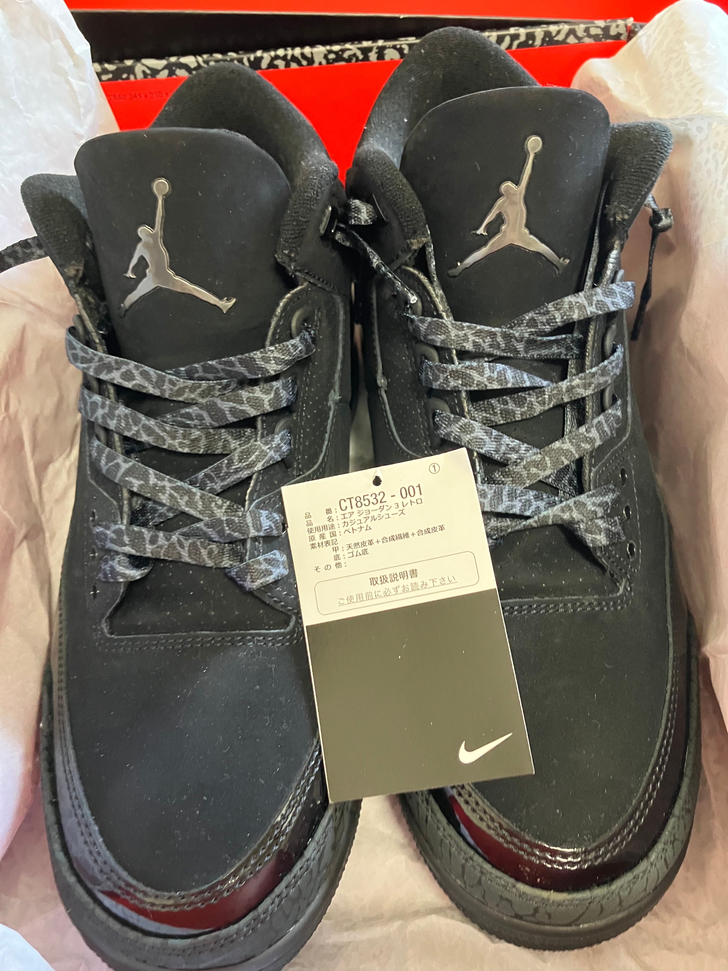 Nike Air Jordan 3 Retro "Black Cat" (2025)