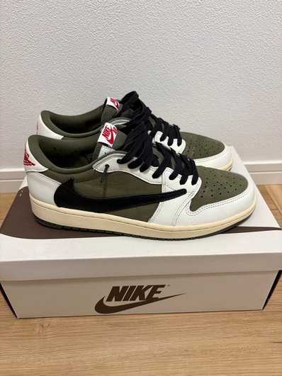 Travis Scott × Nike Air Jordan 1 Low OG SP "Reverse Olive"