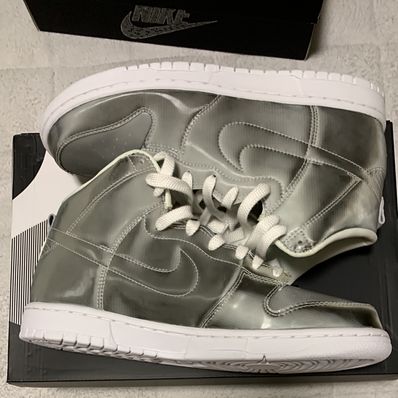 CLOT × Nike Dunk High "Silver/Flux"