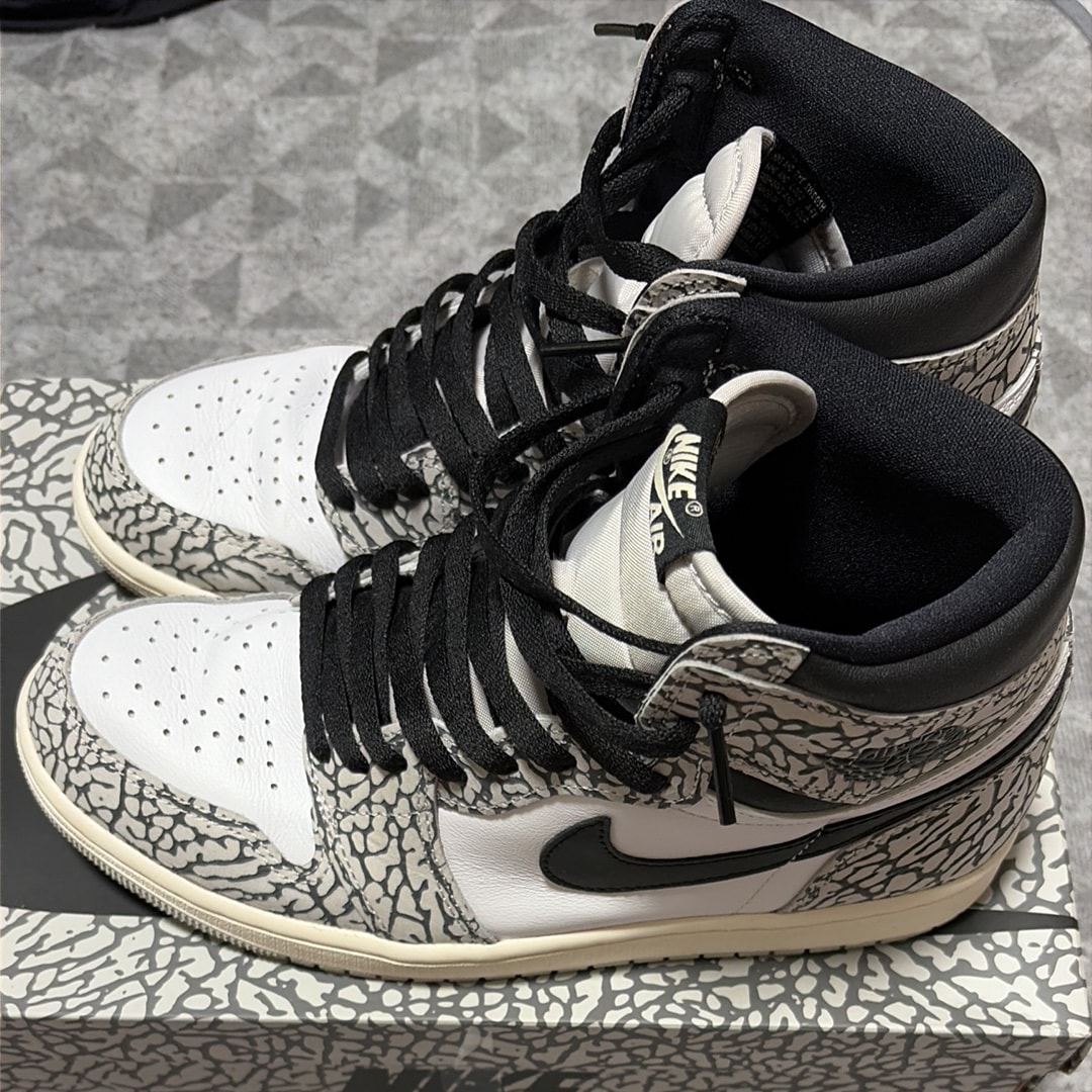 Nike Air Jordan 1 High OG "White Cement/Safari"