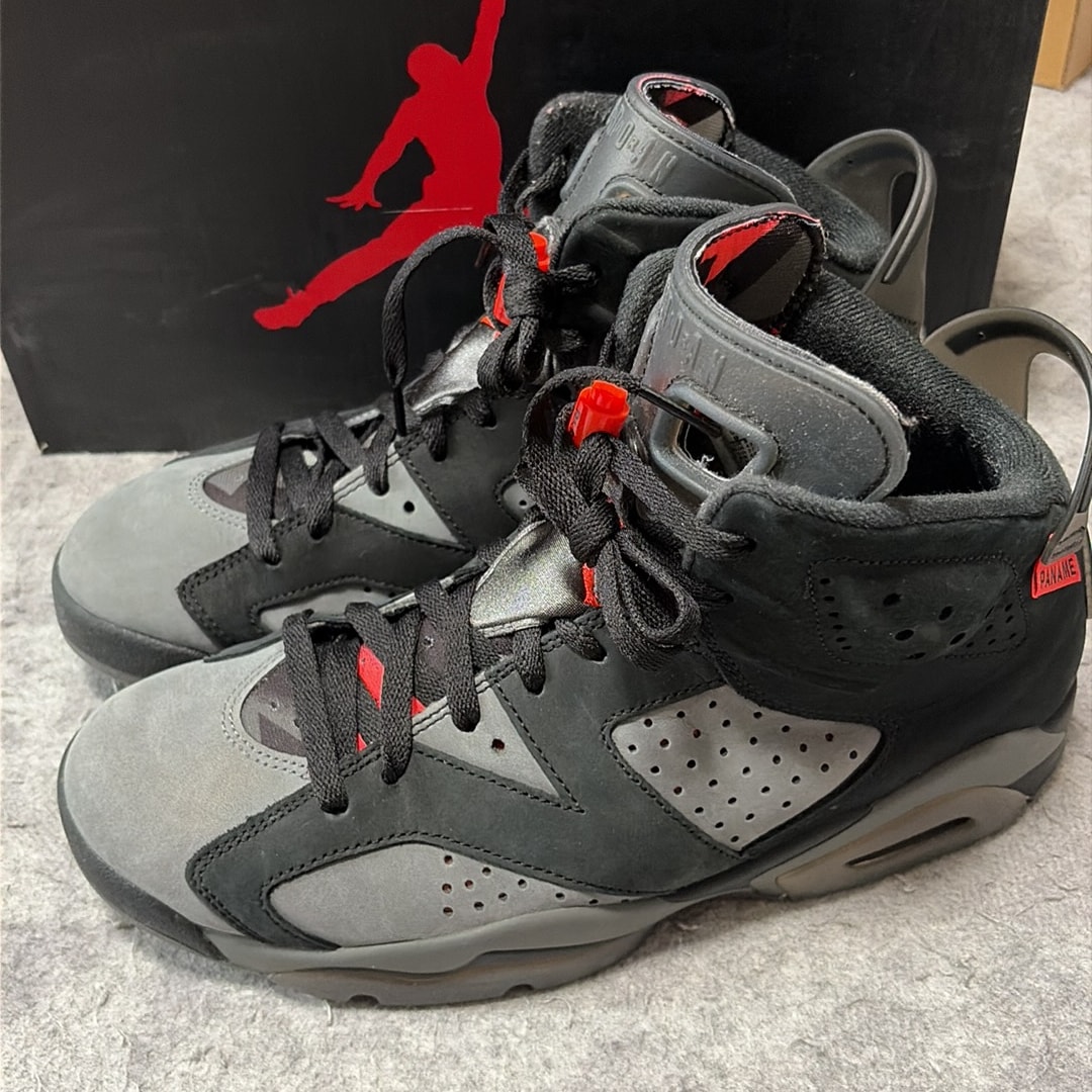 Paris Saint-Germain (PSG) × Nike Air Jordan 6 Retro "Iron Grey/Infrared 23-Black"