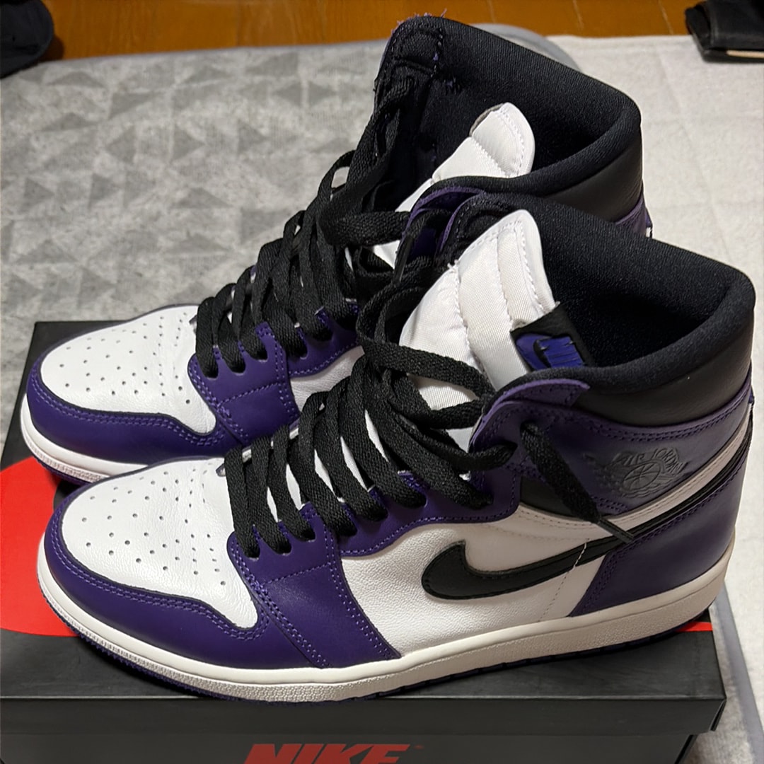 Nike Air Jordan 1 Retro High OG "Court Purple/White/Black" (2020)