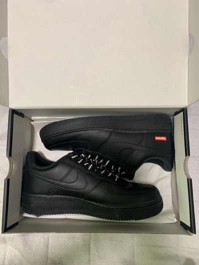 Supreme × Nike Air Force 1 Low "Black"