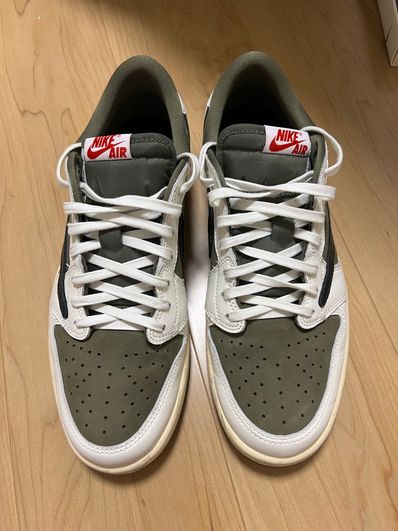 Travis Scott × Nike Air Jordan 1 Low OG SP "Reverse Olive"