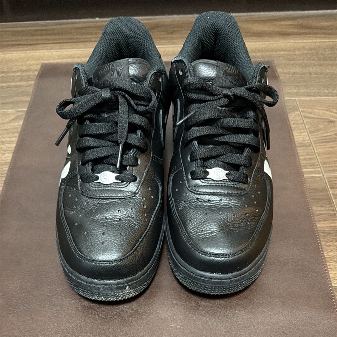 BLACK COMME des GARCONS × Nike Air Force 1 Low Retro "Black"