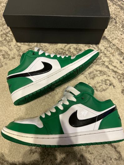 NIKE AIR JORDAN 1 LOW "PINE GREEN/WHITE"