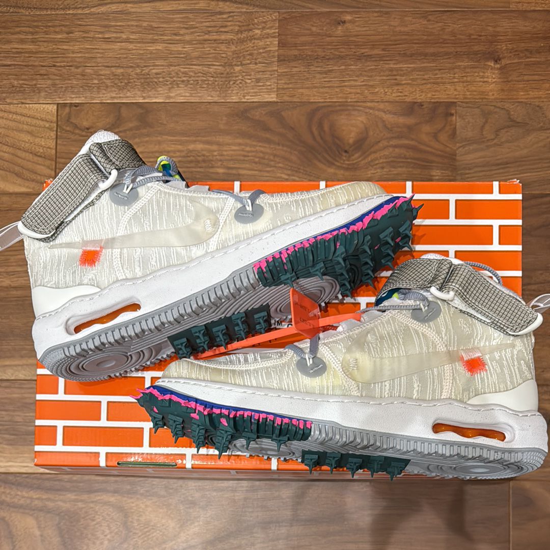 Off-White × Nike Air Force 1 Mid "White"