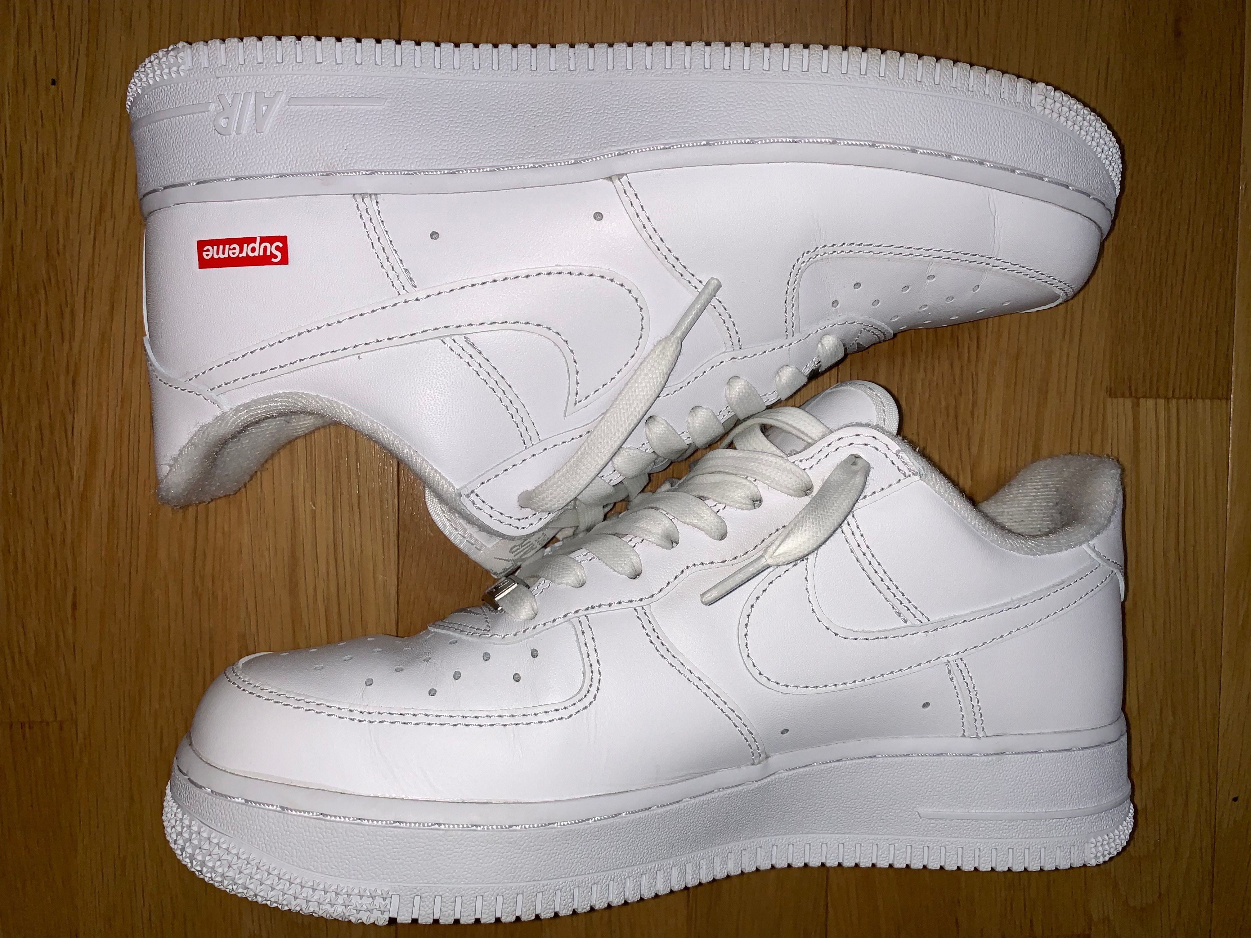 Supreme × Nike Air Force 1 Low "White"