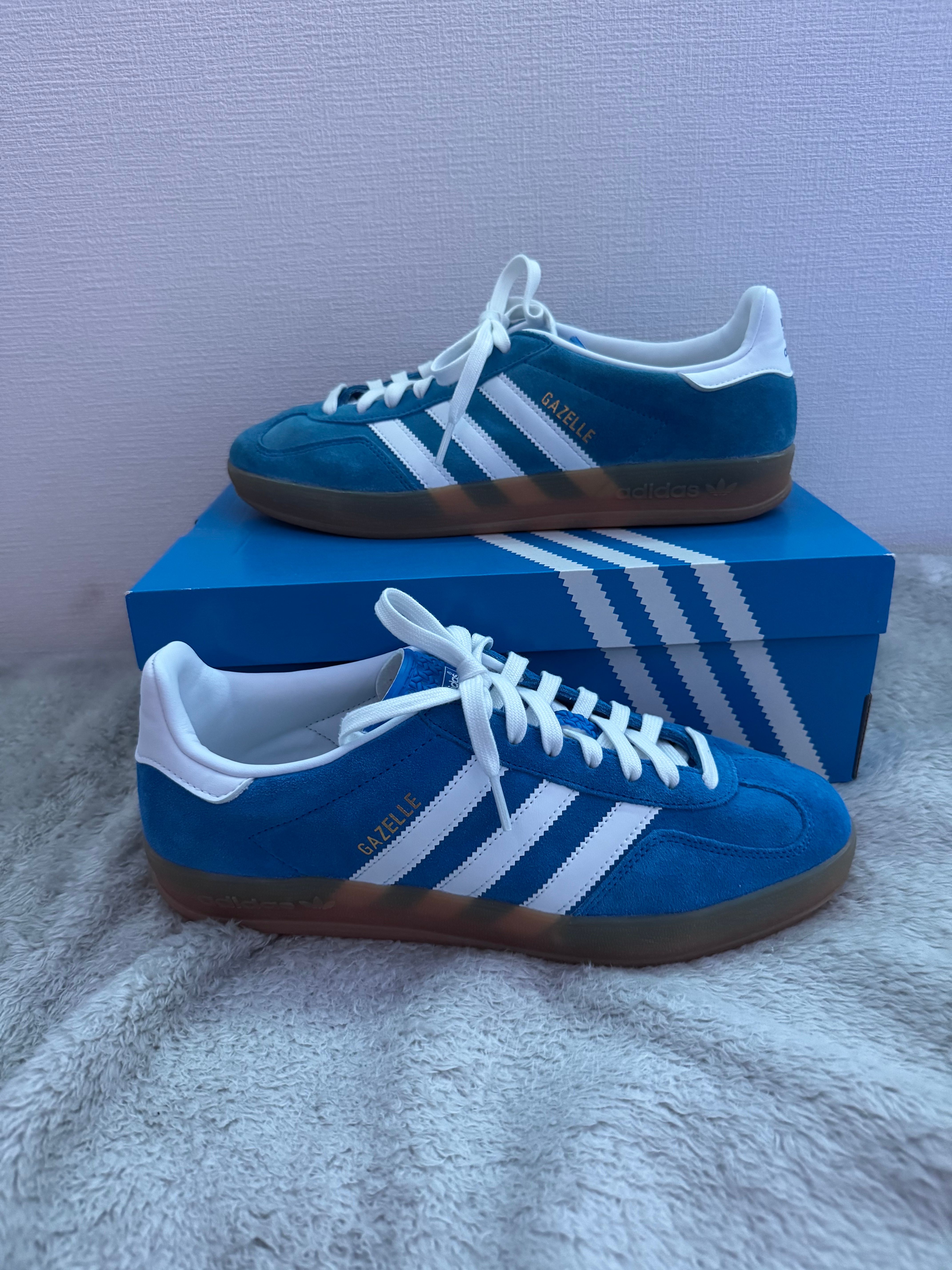 adidas Gazelle Indoor "Bluebird/Footwear White/Gum"