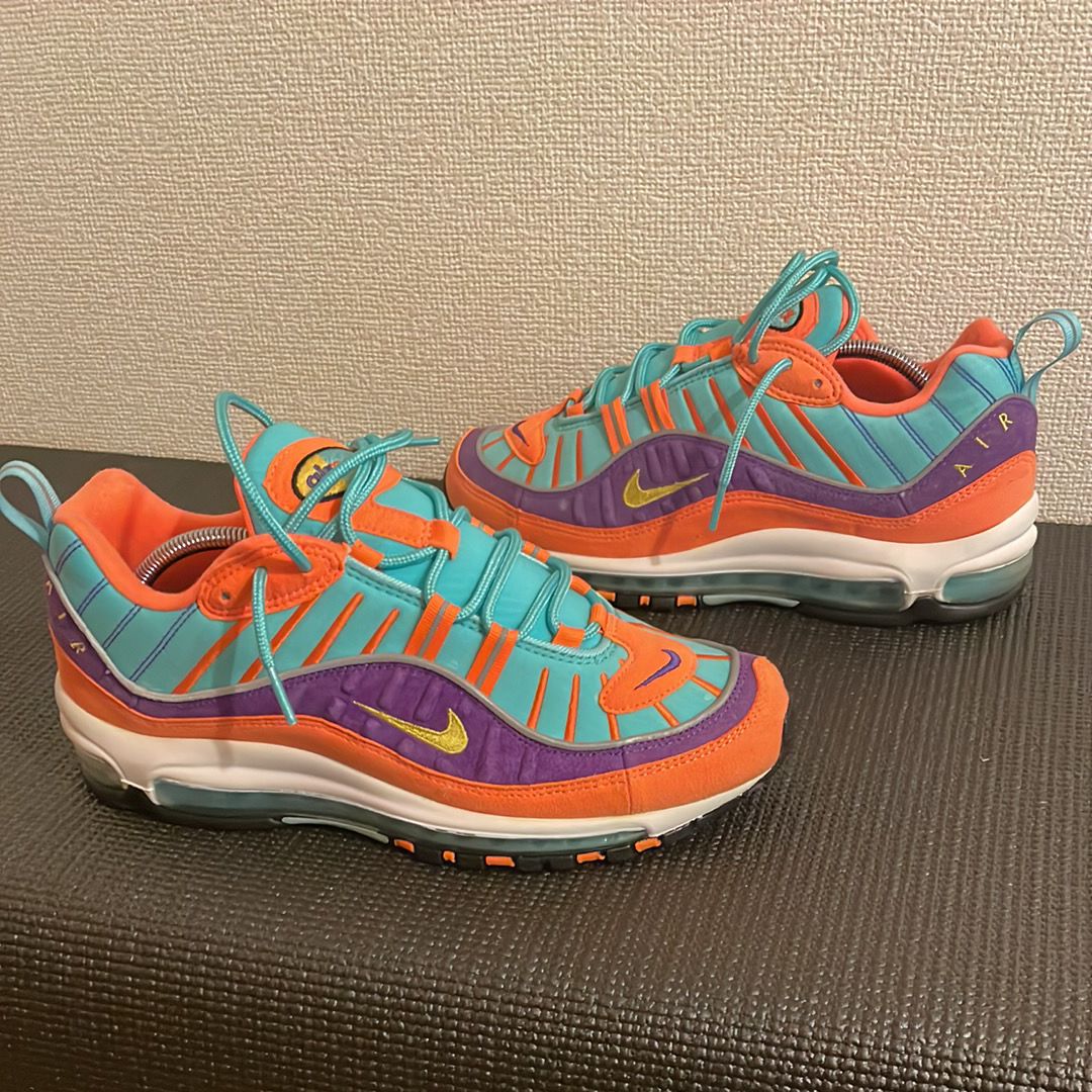 Nike GS Air Max 98 "Cone/Tour Yellow"