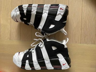 NIKE AIR MORE UPTEMPO "WHITE/BLACK/UNIVERSITY RED"(2020)