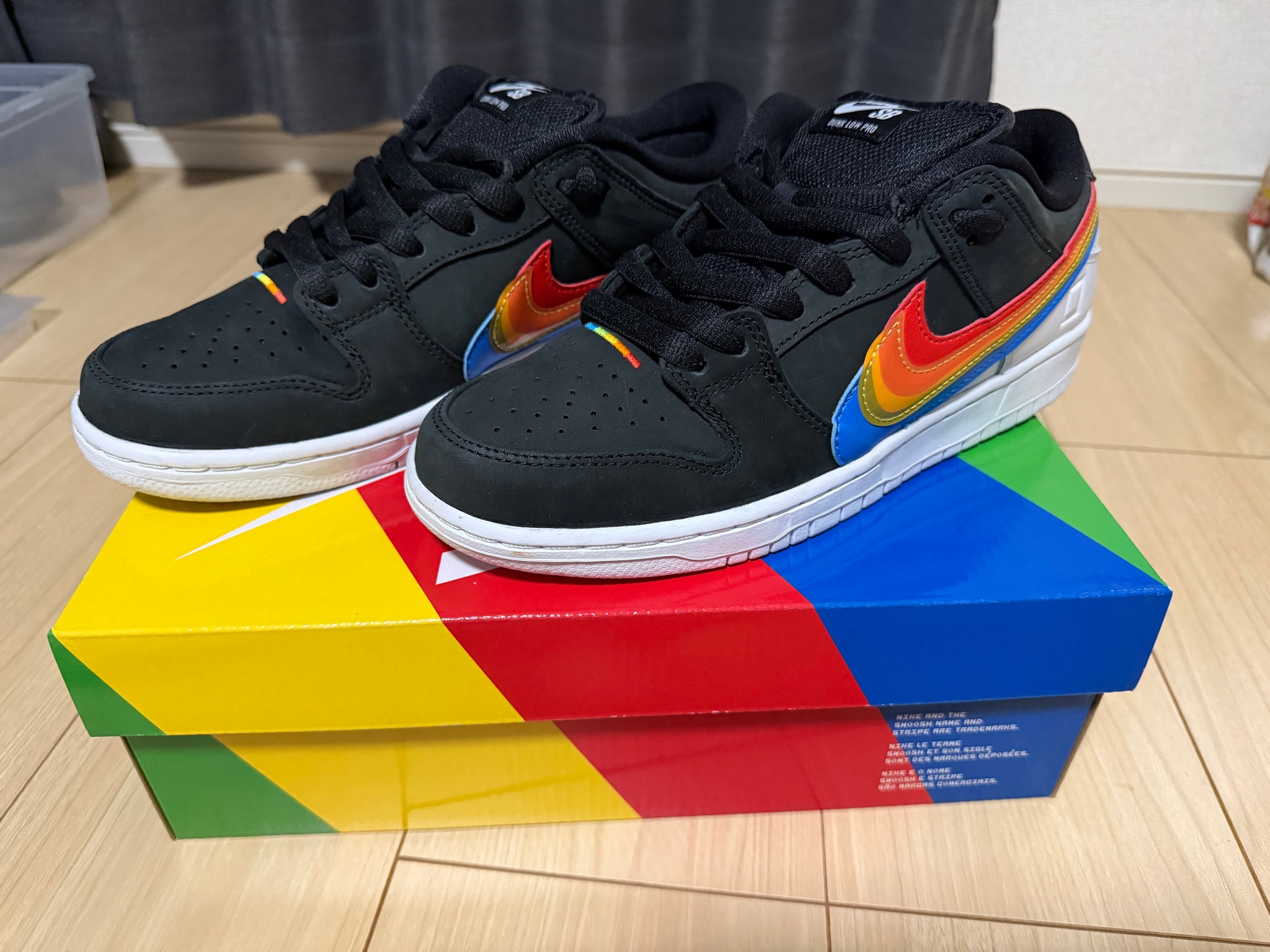 Polaroid × Nike SB Dunk Low Pro QS "Black/White"