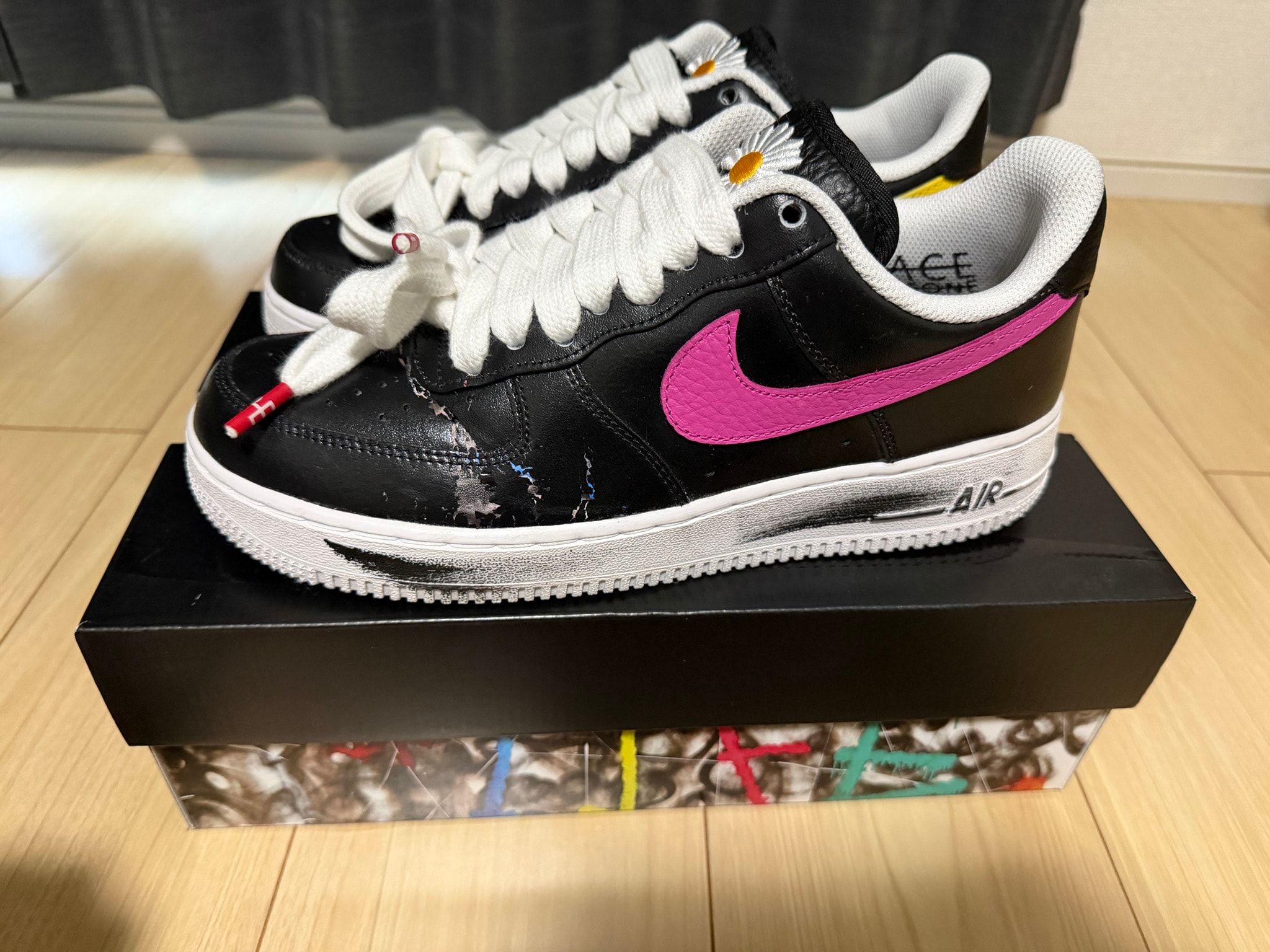 PEACEMINUSONE × Nike Air Force 1 Low '07 Para-Noise 3.0 "Black and Multi-Color" / G-DRAGON