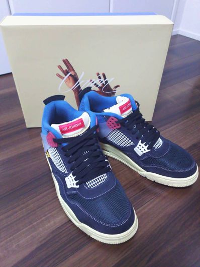 UNION × NIKE AIR JORDAN 4 "OFF NOIR"