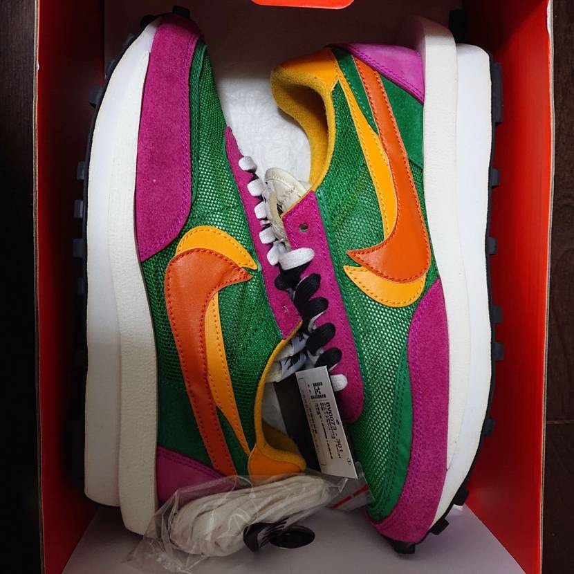 sacai × NIKE LDV WAFFLE "PINE GREEN"