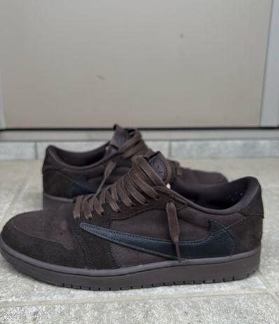 Travis Scott × Nike Air Jordan 1 Low OG SP "Velvet Brown and Dark Mocha"