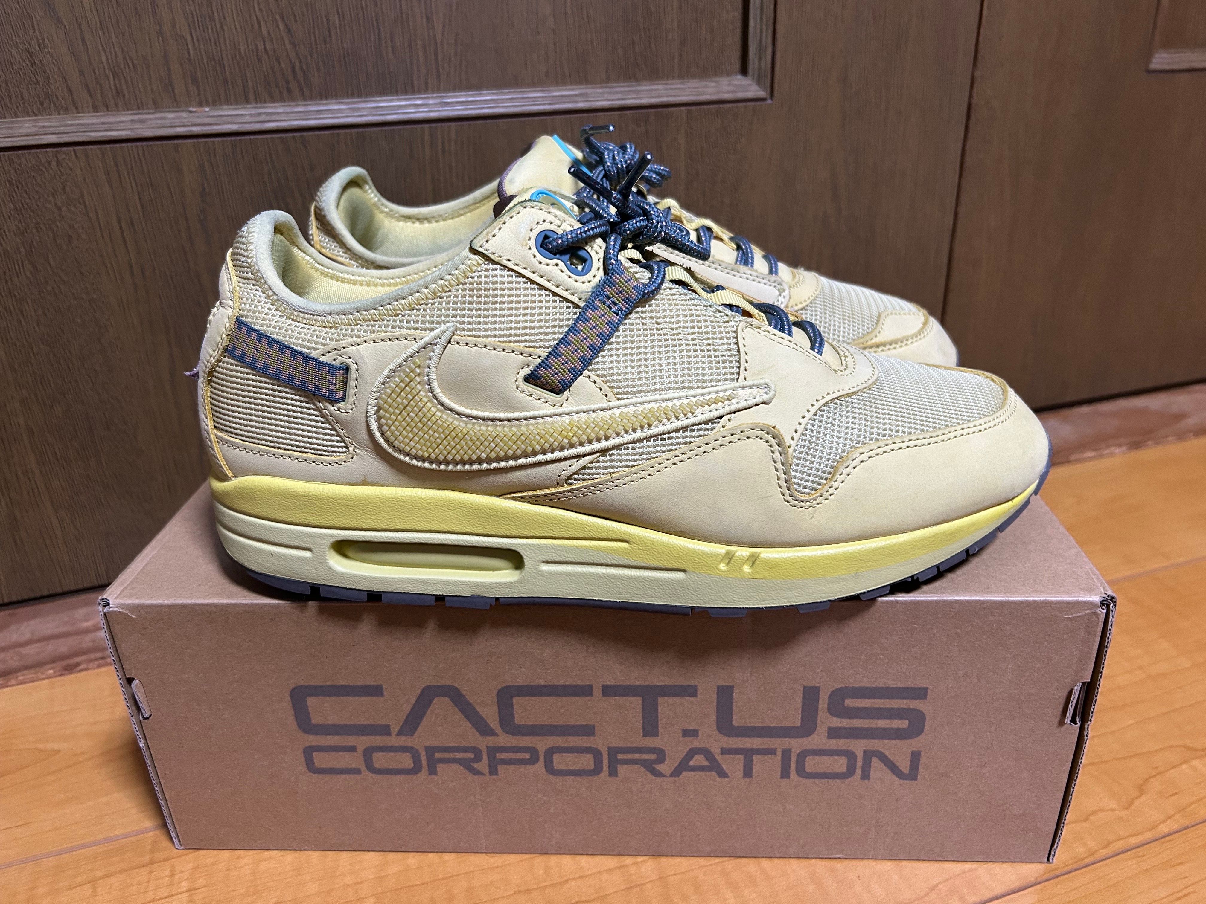 Travis Scott × Nike Air Max 1 "CACT.US Gold"