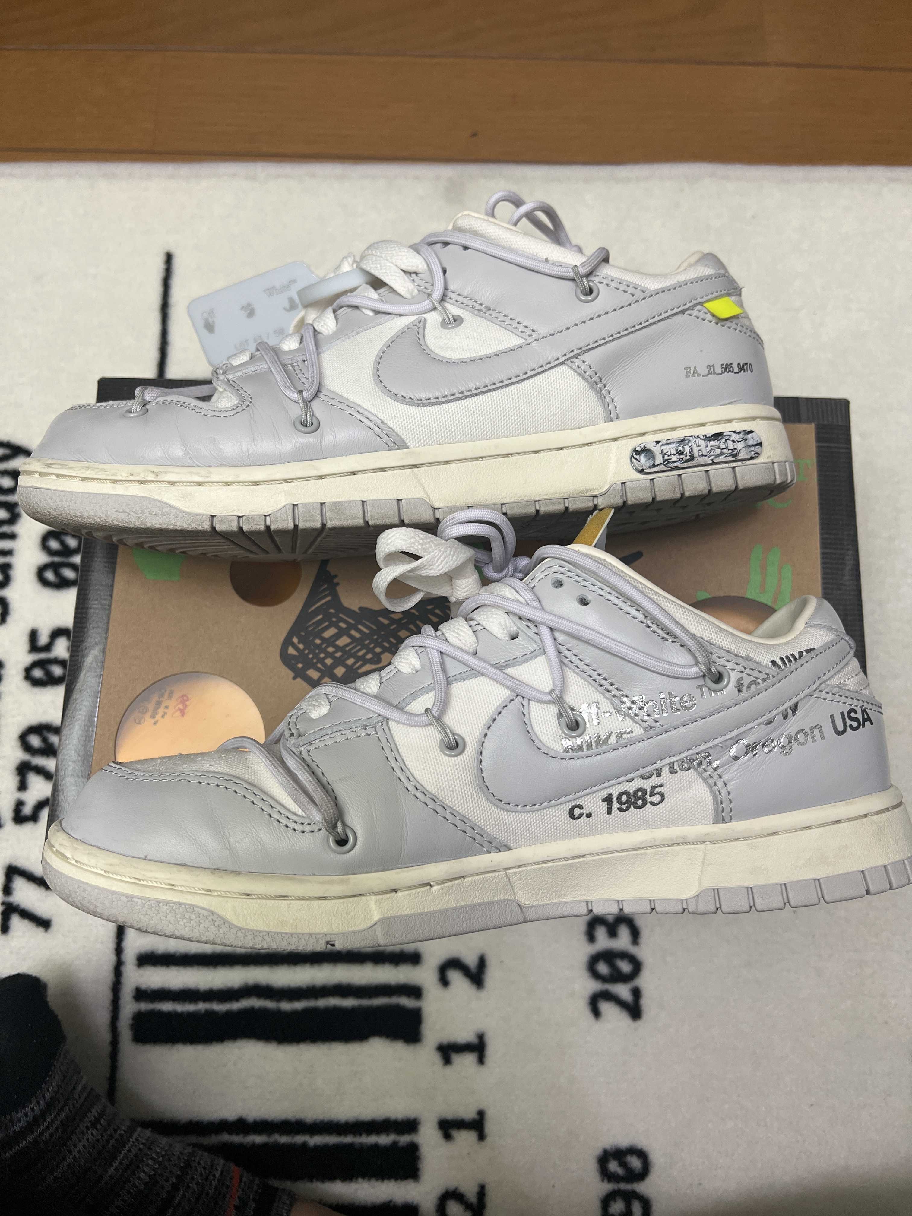 Off-White × Nike Dunk Low 1 of 50 "Lot.49"