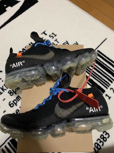 Off-White × Nike Air Vapormax "Black/Total Orange/Clear"