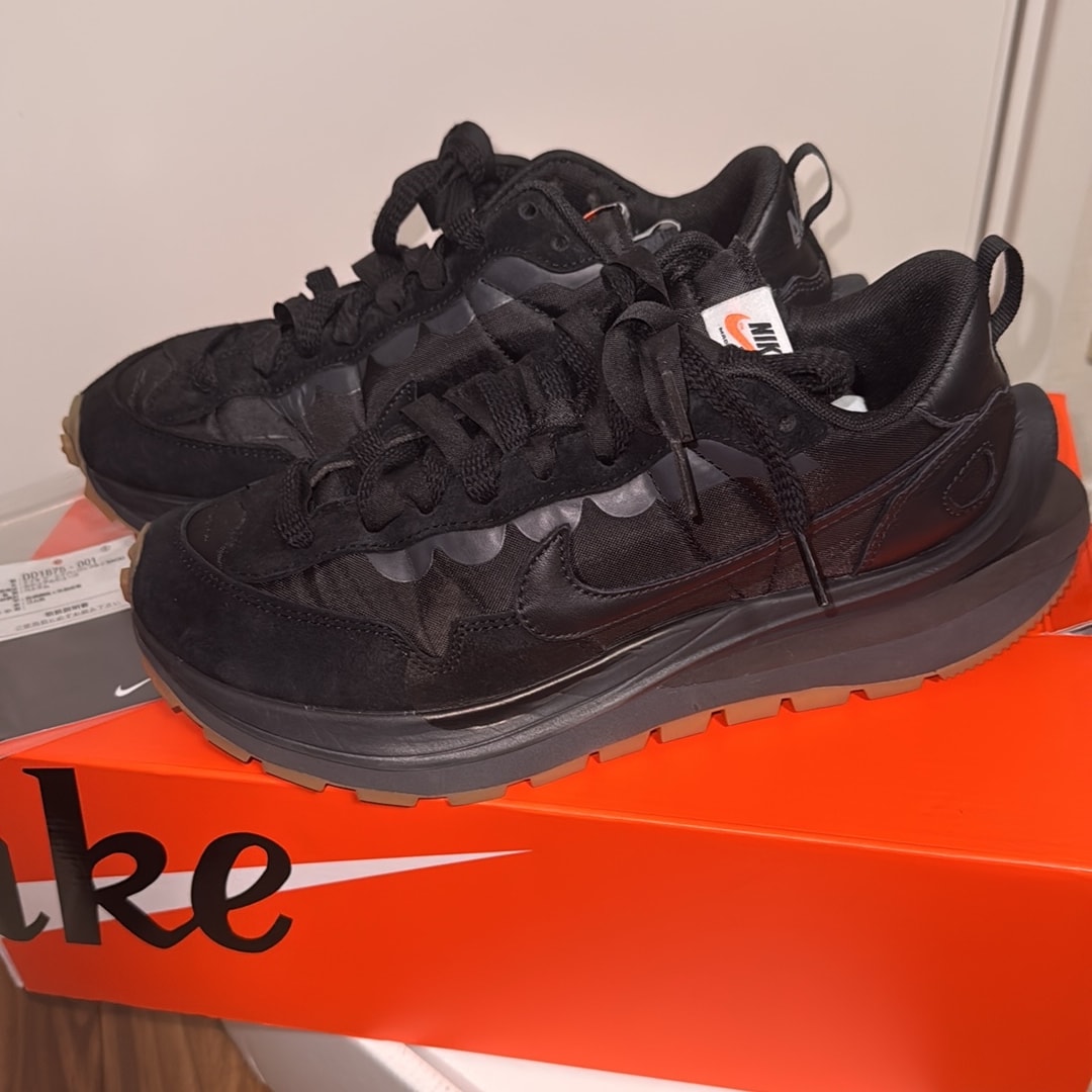 sacai × Nike Vapor Waffle "Black Gum"