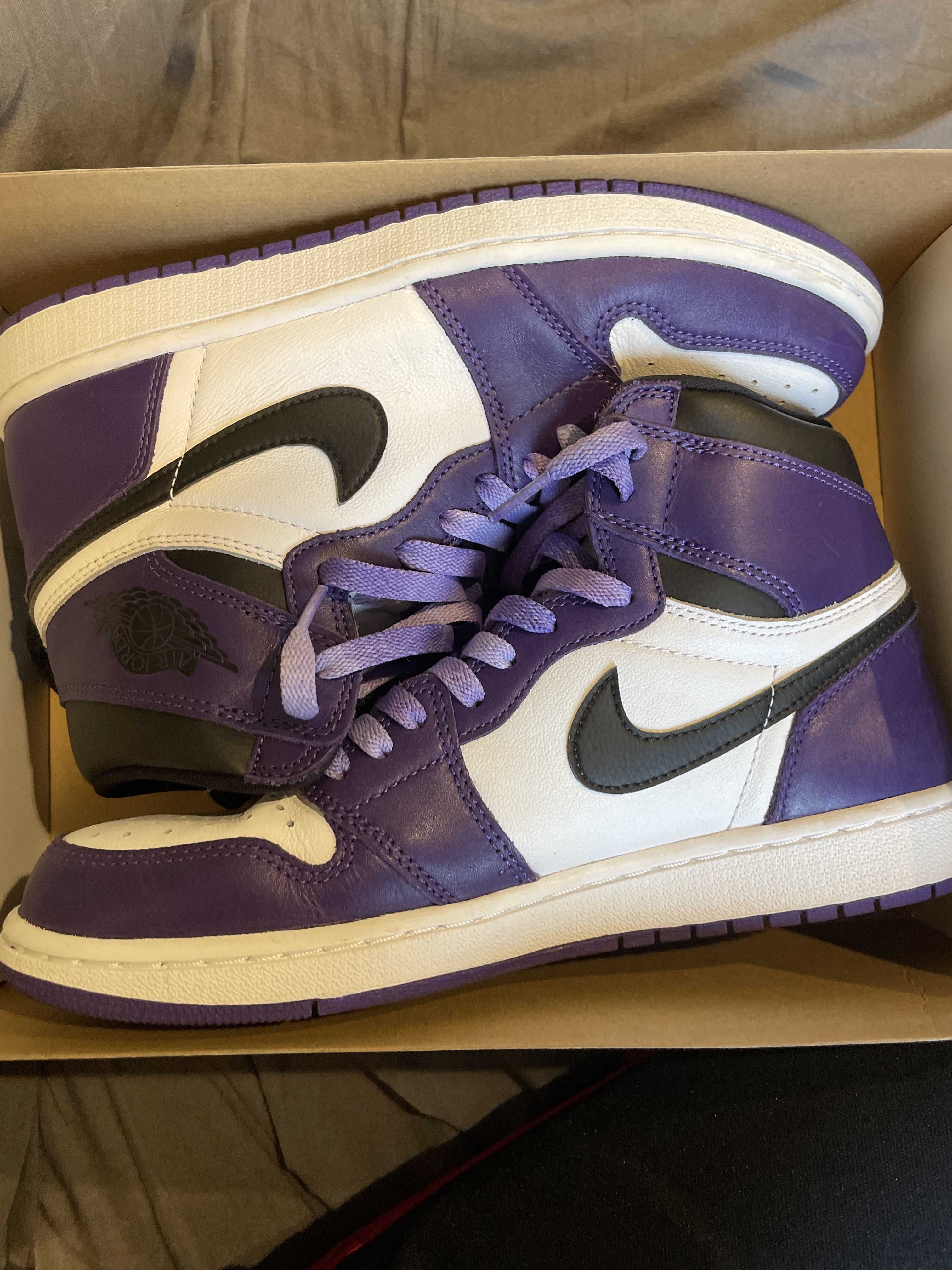 Nike Air Jordan 1 Retro High OG "Court Purple White/Black" (2020)   