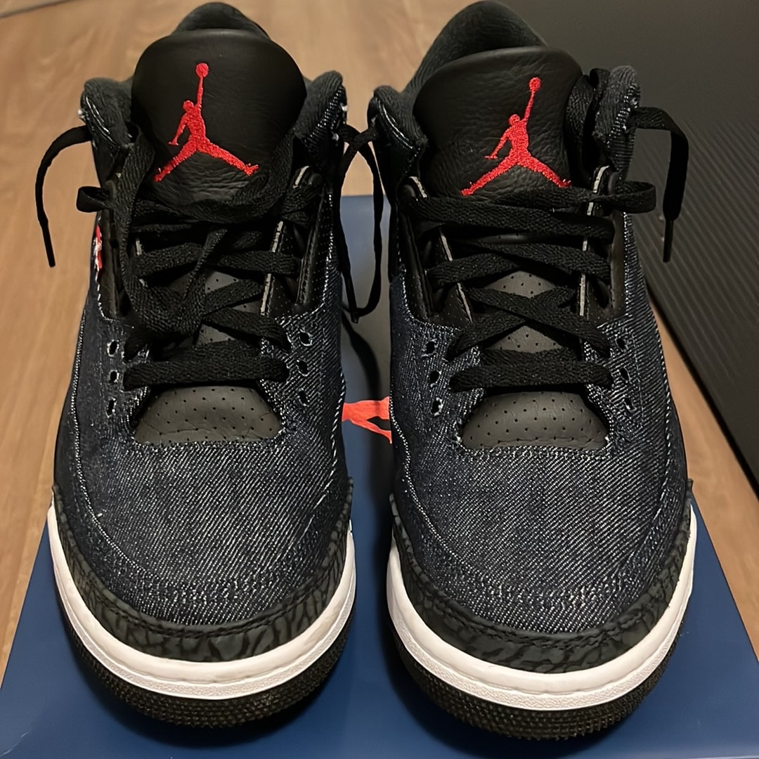 Levi’s × Nike Air Jordan 3 Retro SP "Indigo and Gym Red" (LEVI'S Tab)