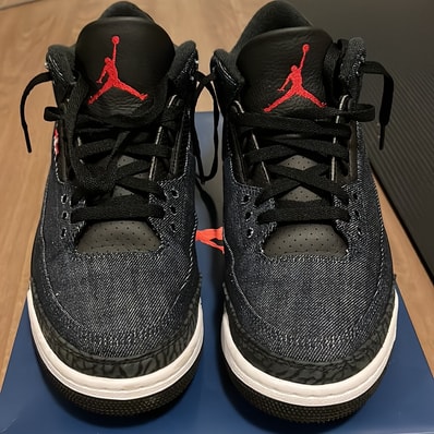 Levi’s × Nike Air Jordan 3 Retro SP "Indigo and Gym Red" (LEVI'S Tab)