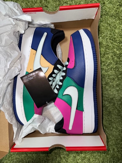 Nike Air Force 1/1 "Black/Multicolor"