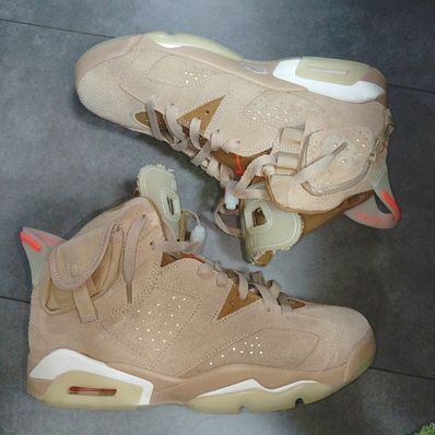 Travis Scott × Nike Air Jordan 6 "British Khaki"
