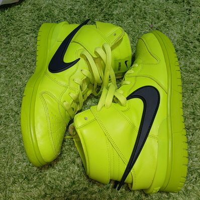AMBUSH × NIKE DUNK HIGH "FLASH LIME"