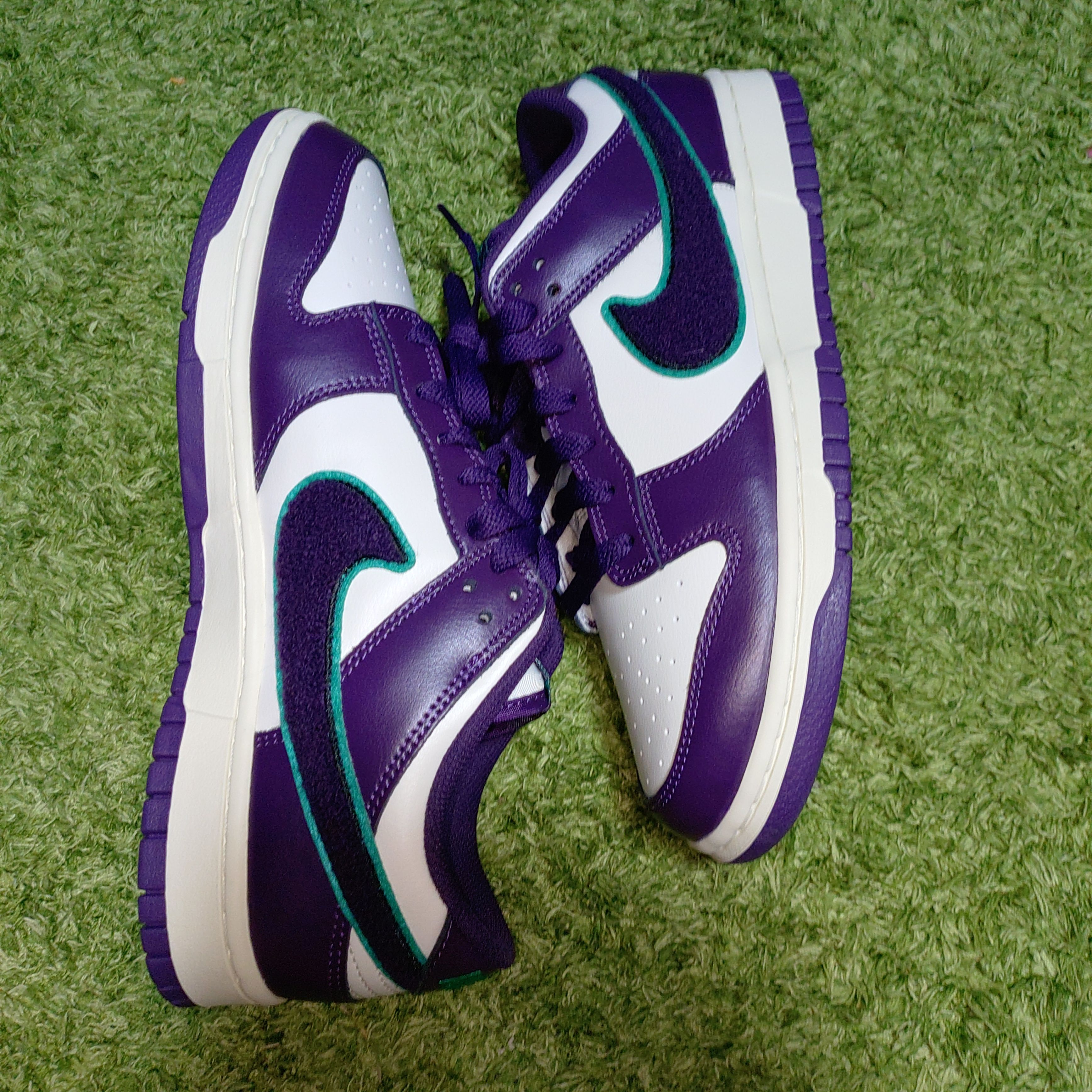 Nike Dunk Low Retro Chenille Swoosh "Grand Purple"