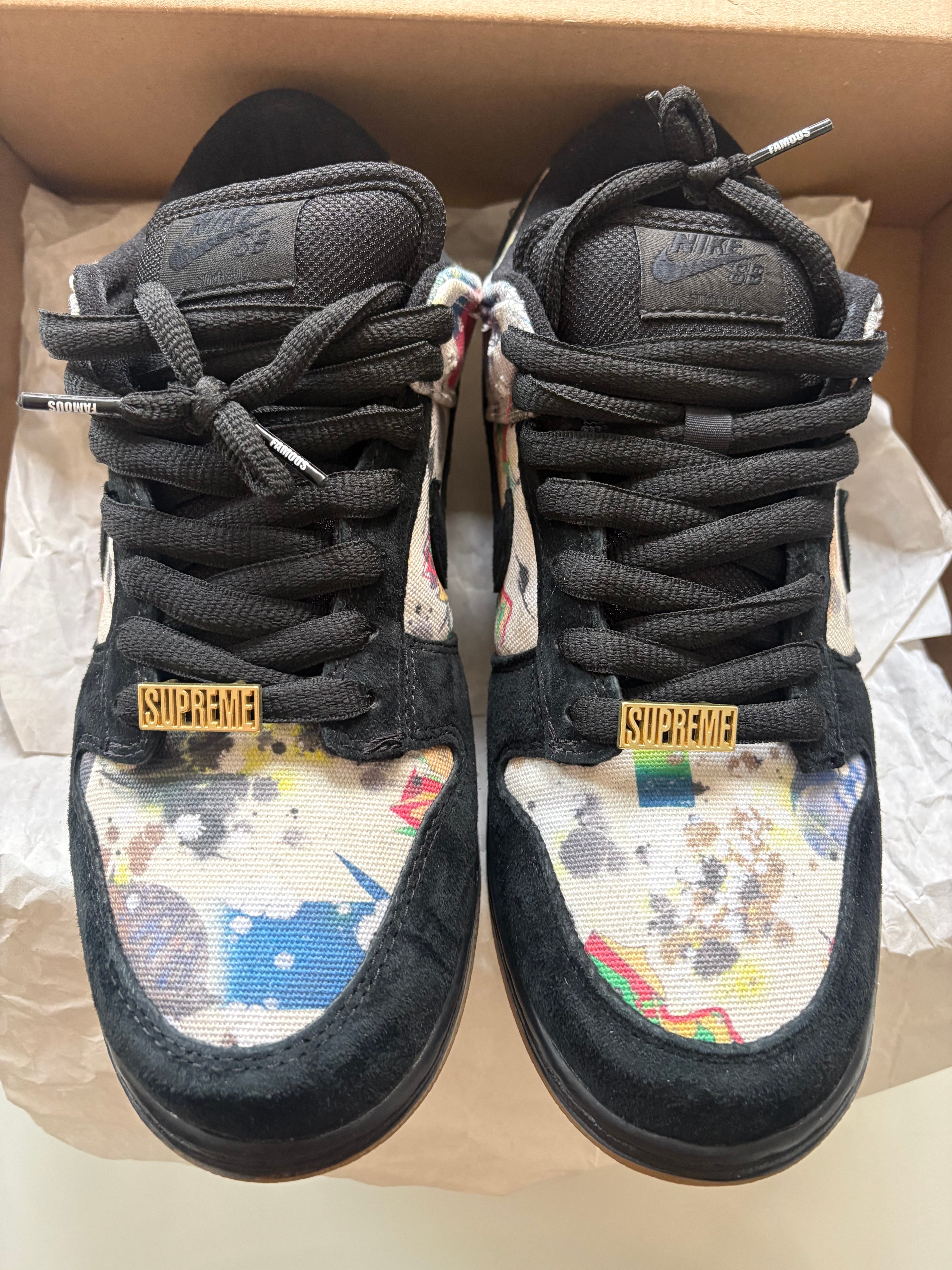 Supreme × Nike SB Dunk Low "Rammellzee"