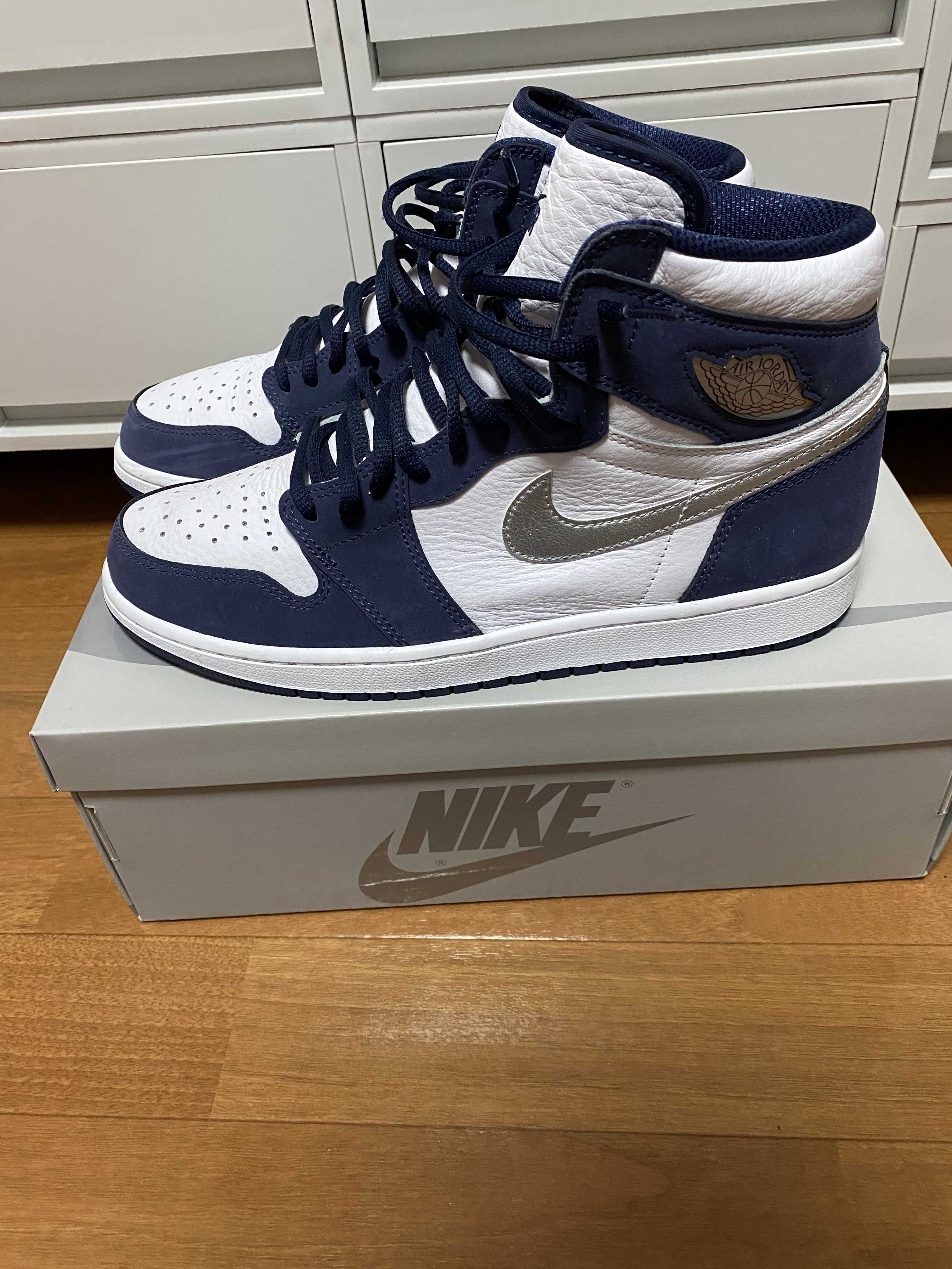 Nike Air Jordan 1 High OG CO.JP "White/Midnight Navy" (2020)(ブリーフケースなし)