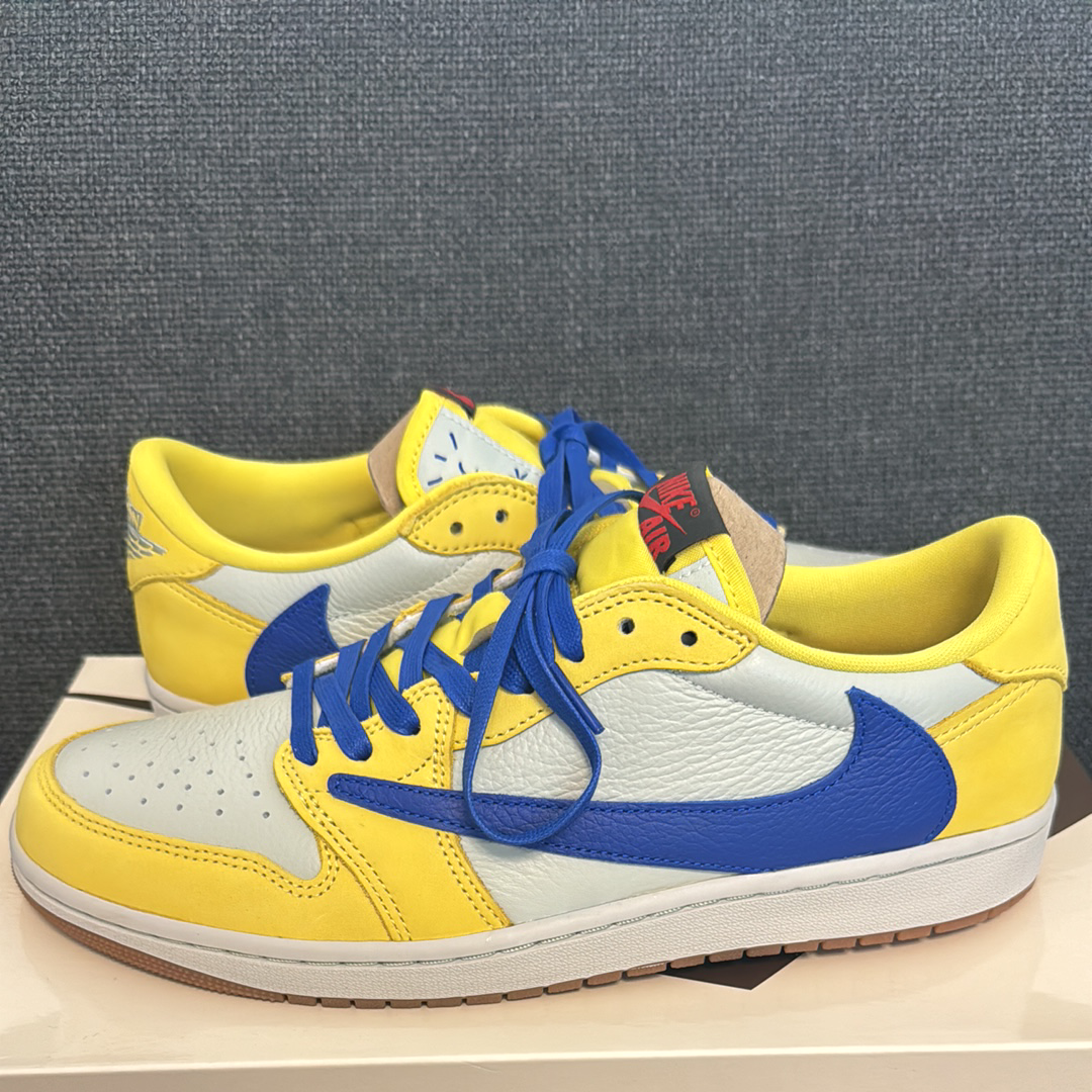 Travis Scott × Nike Women's Air Jordan 1 Retro Low OG "Canary"