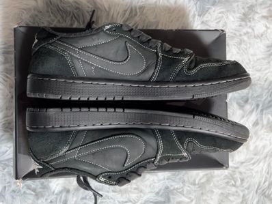 Travis Scott × Nike Air Jordan 1 Low OG SP "Black Phantom"