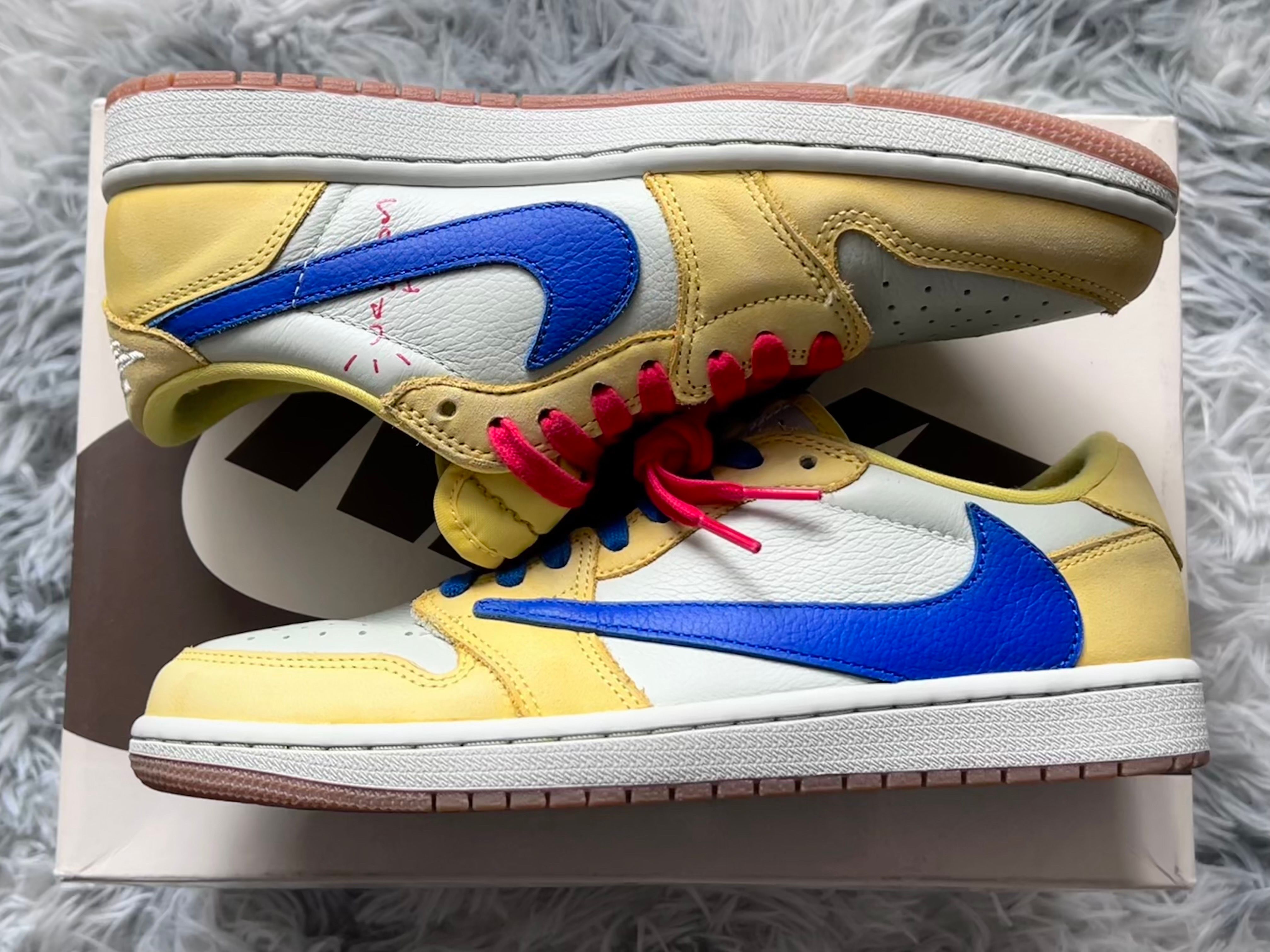 Travis Scott × Nike Women's Air Jordan 1 Retro Low OG "Canary"