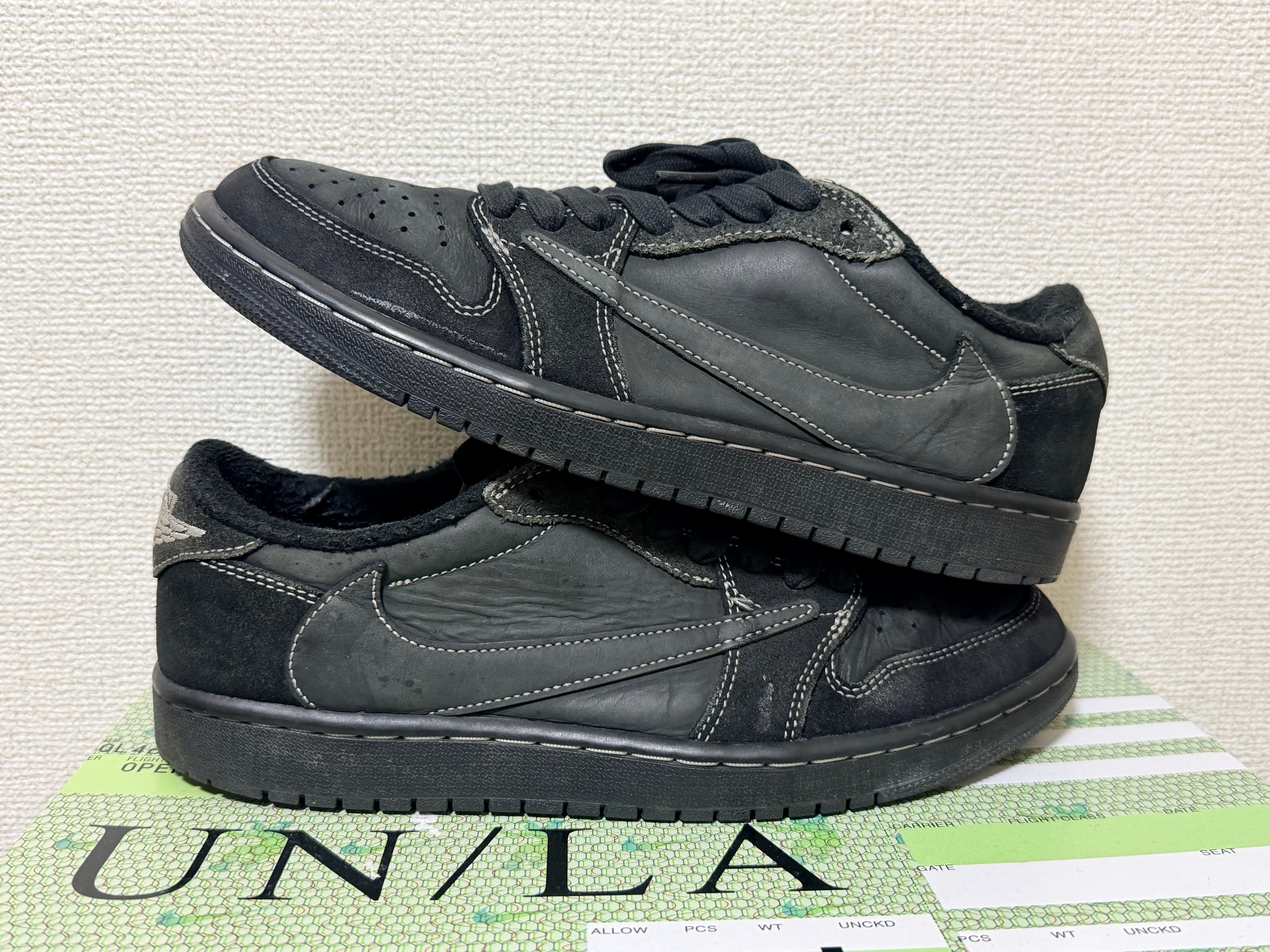 Travis Scott × Nike Air Jordan 1 Low OG SP "Black Phantom"