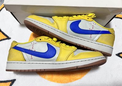 Travis Scott × Nike Women's Air Jordan 1 Retro Low OG "Canary"