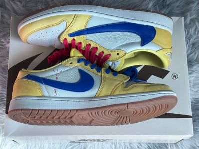 Travis Scott × Nike Women's Air Jordan 1 Retro Low OG "Canary"
