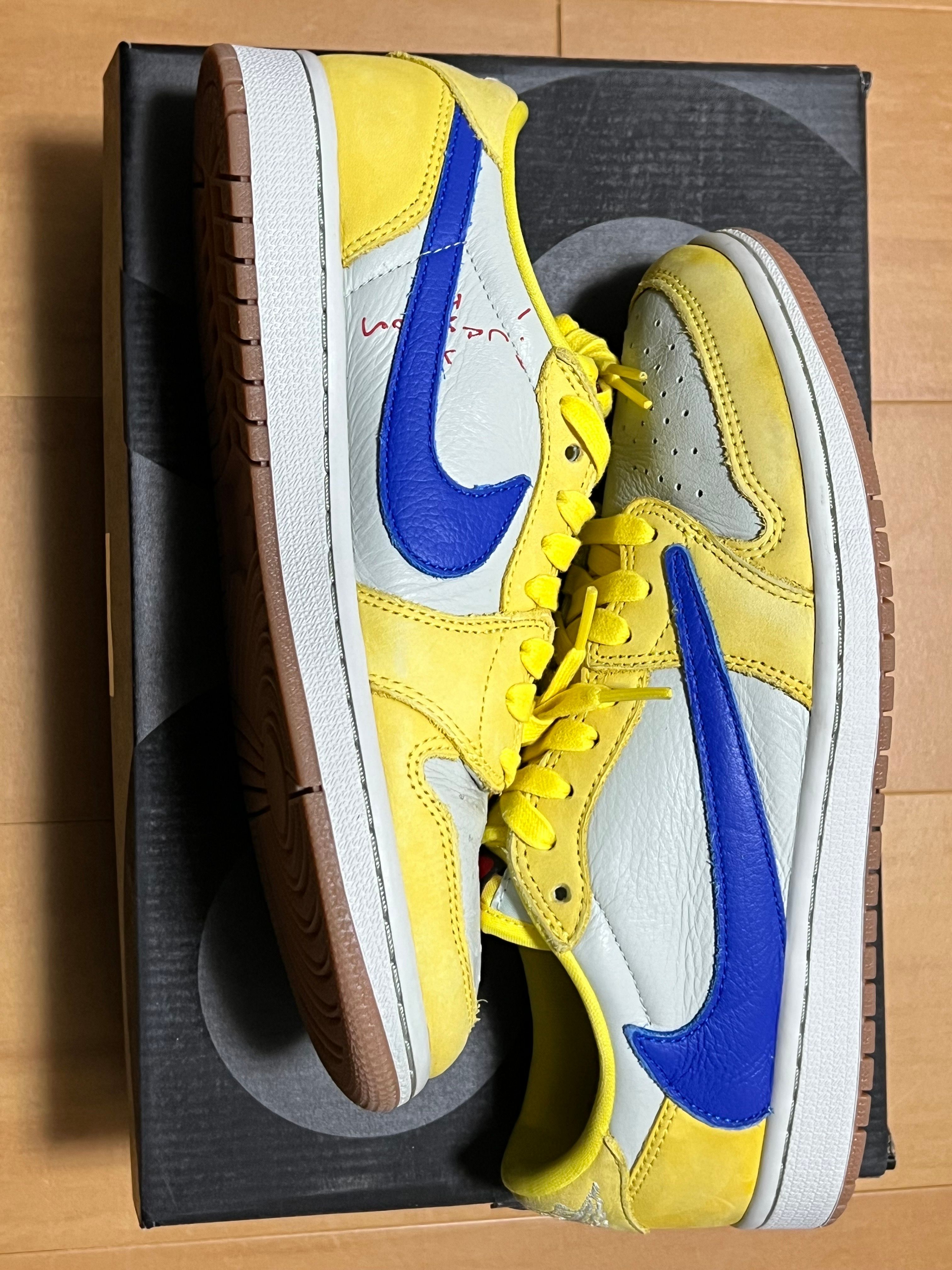 Travis Scott × Nike Women's Air Jordan 1 Retro Low OG "Canary"