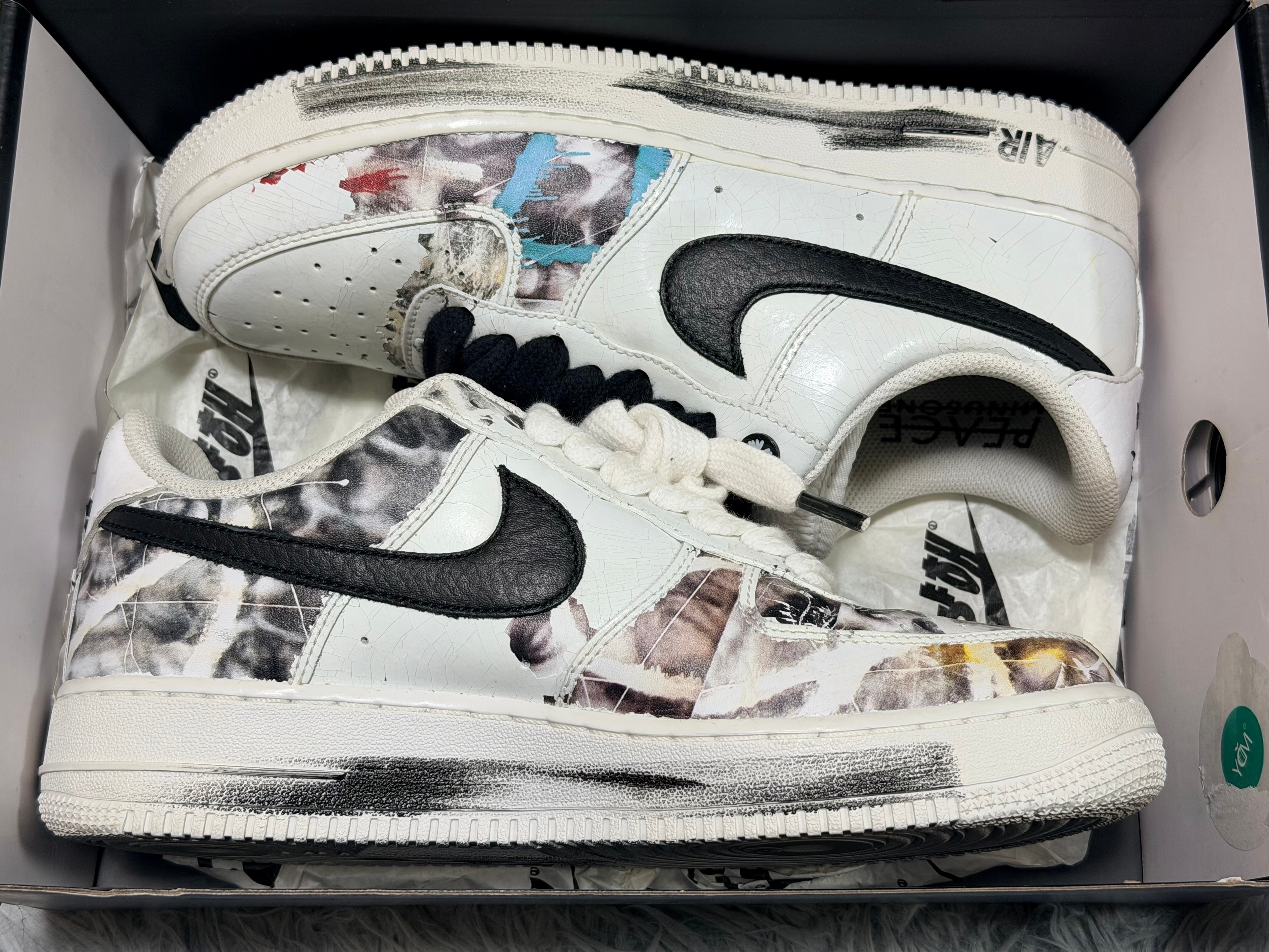 PEACEMINUSONE × Nike Air Force 1 Low "Para-noise/White/Black" / G-DRAGON