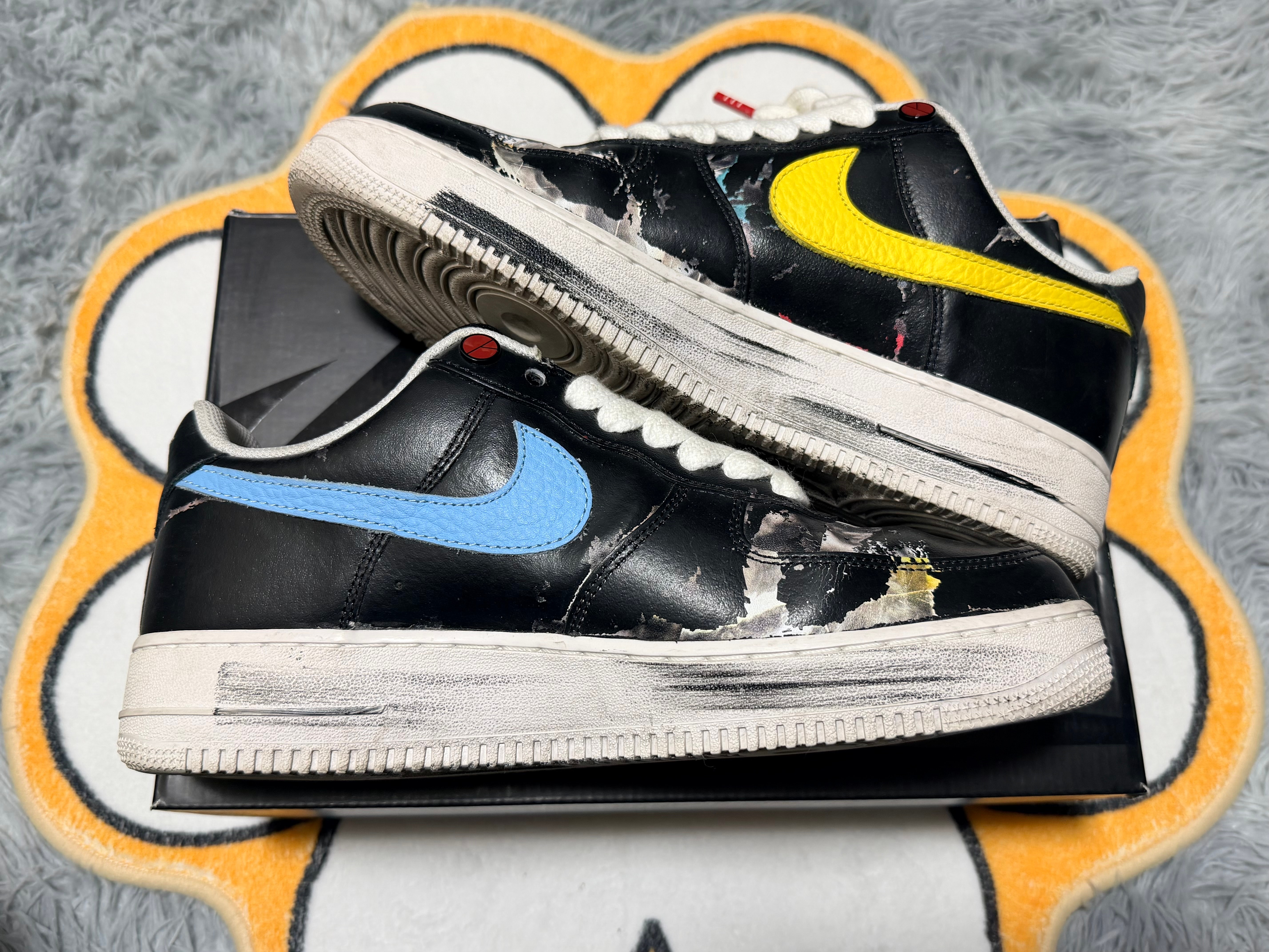 PEACEMINUSONE × Nike Air Force 1 Low '07 Para-Noise 3.0 "Black and Multi-Color" / G-DRAGON