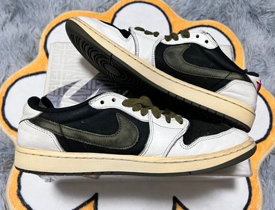 Travis Scott × Nike Women's Air Jordan 1 Low OG "Medium Olive"