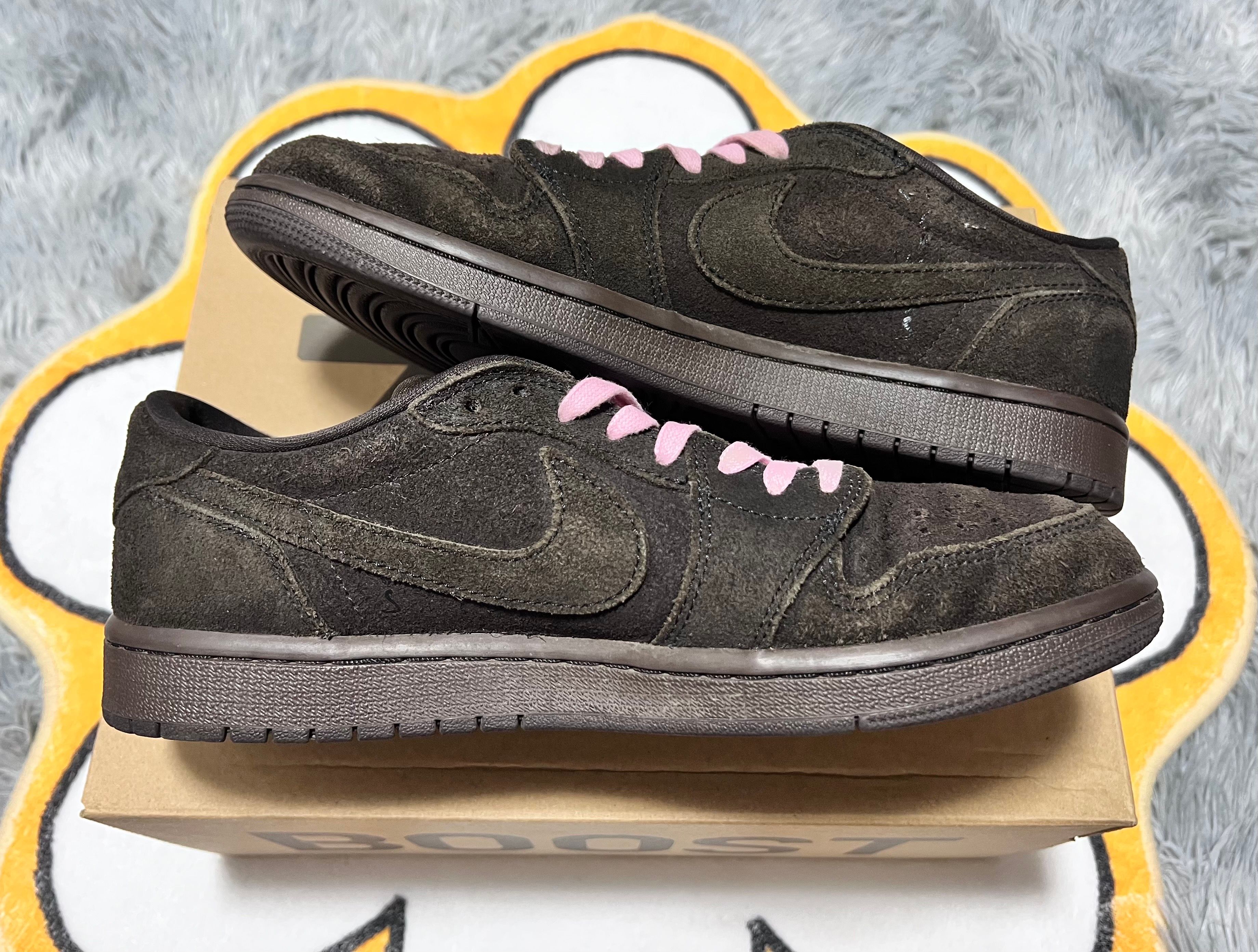Travis Scott × Nike Air Jordan 1 Low OG SP "Velvet Brown and Dark Mocha"