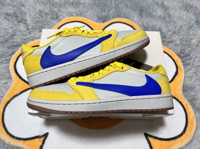 Travis Scott × Nike Women's Air Jordan 1 Retro Low OG "Canary"