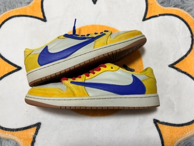 Travis Scott × Nike Women's Air Jordan 1 Retro Low OG "Canary"