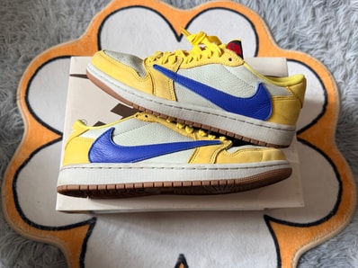 Travis Scott × Nike Women's Air Jordan 1 Retro Low OG "Canary"