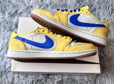 Travis Scott × Nike Women's Air Jordan 1 Retro Low OG "Canary"