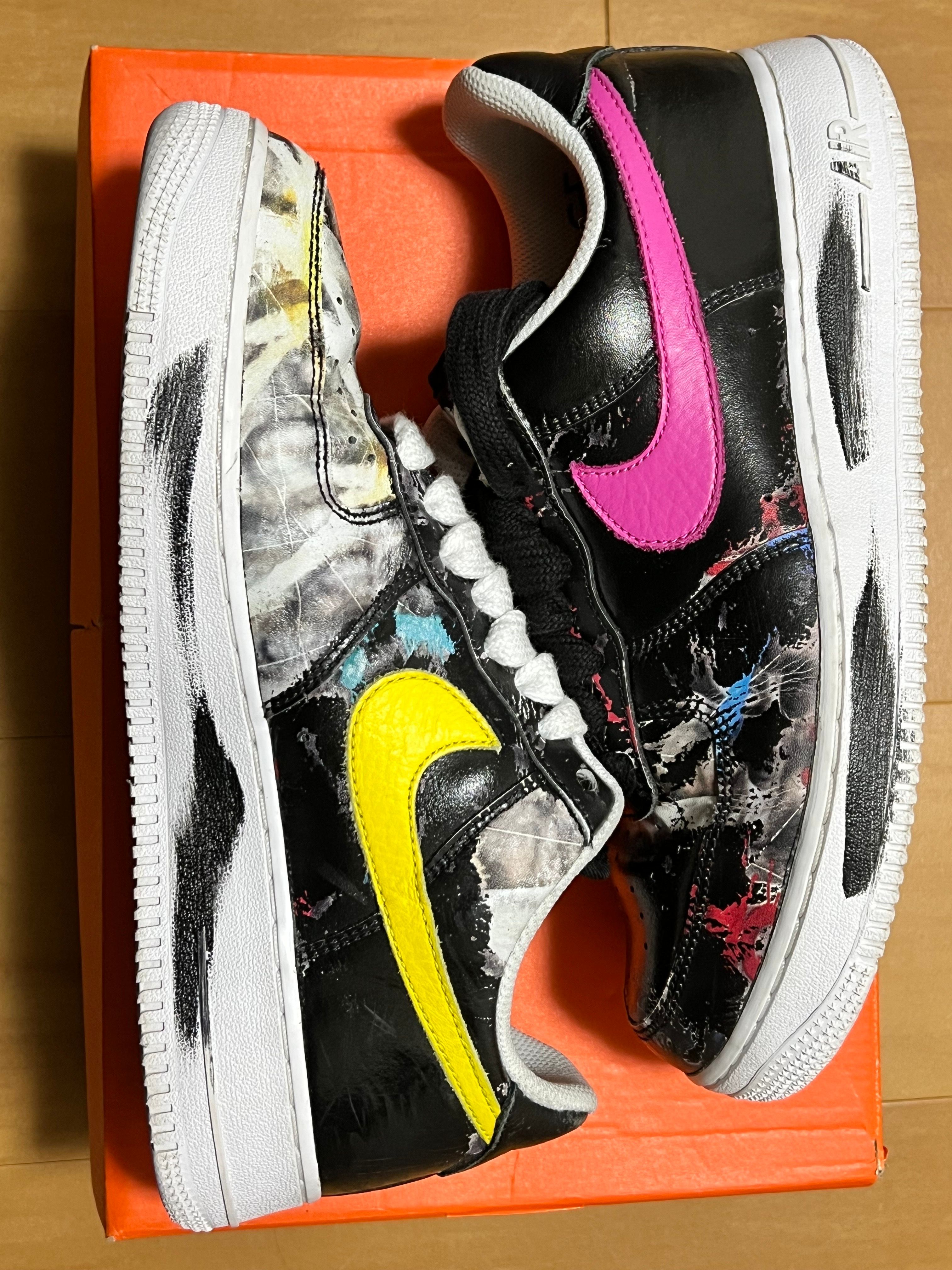 PEACEMINUSONE × Nike Air Force 1 Low '07 Para-Noise 3.0 "Black and Multi-Color" / G-DRAGON
