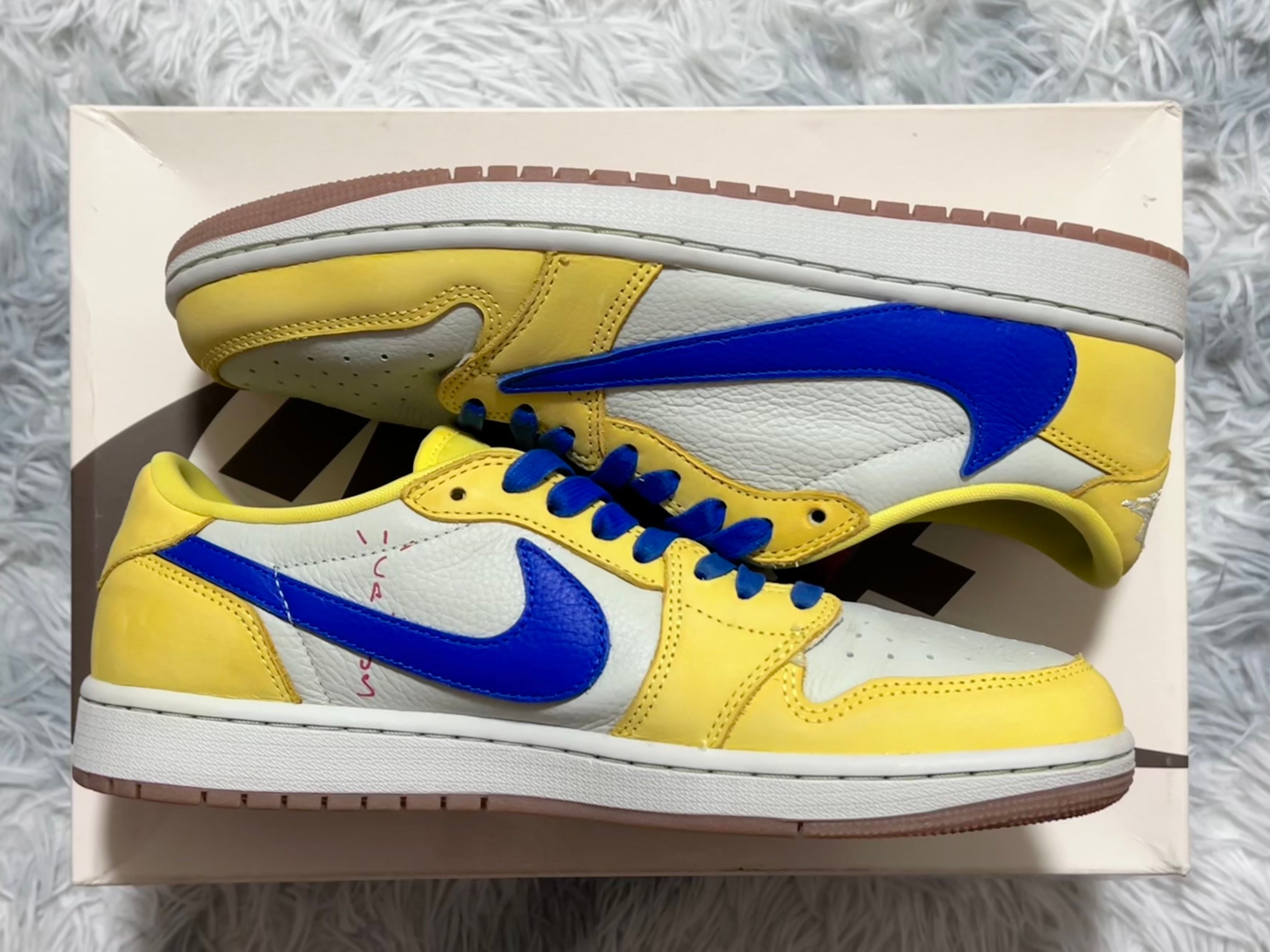 Travis Scott × Nike Women's Air Jordan 1 Retro Low OG "Canary"